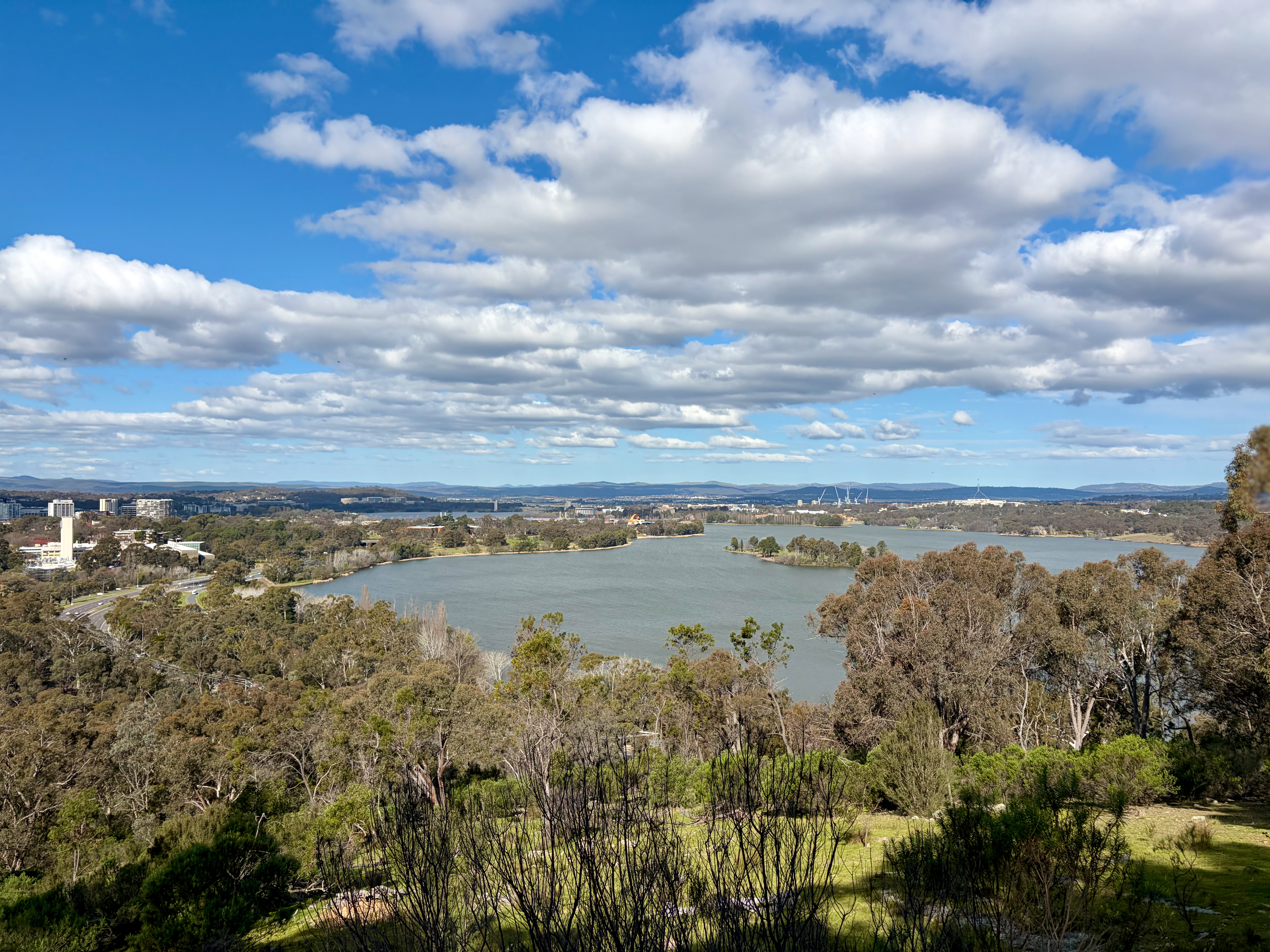 View from botanic garden walk