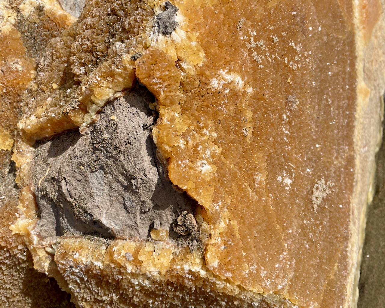 Inside a Moeraki Boulder